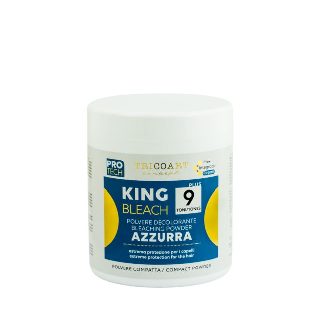 PROTECH King Bleach 9 Polvere Azzurra Jasnoniebieski puder kompaktowy 9 tonów 500 gr.